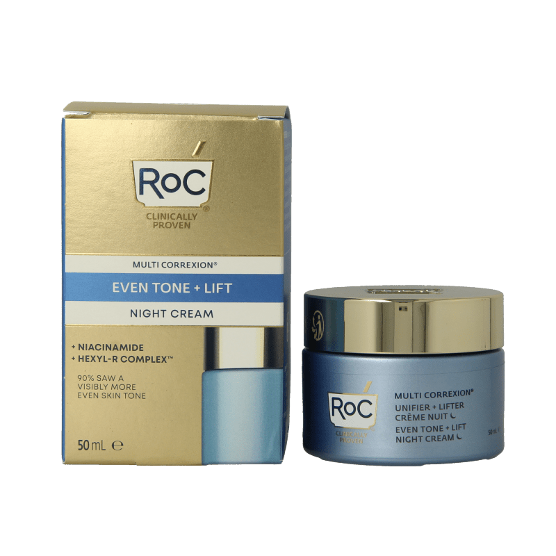 ROC Multi correxion even tone+lift night cream 50 Milliliter - DrogistWereld