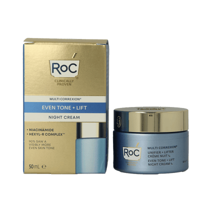 ROC Multi correxion even tone+lift night cream 50 Milliliter - DrogistWereld