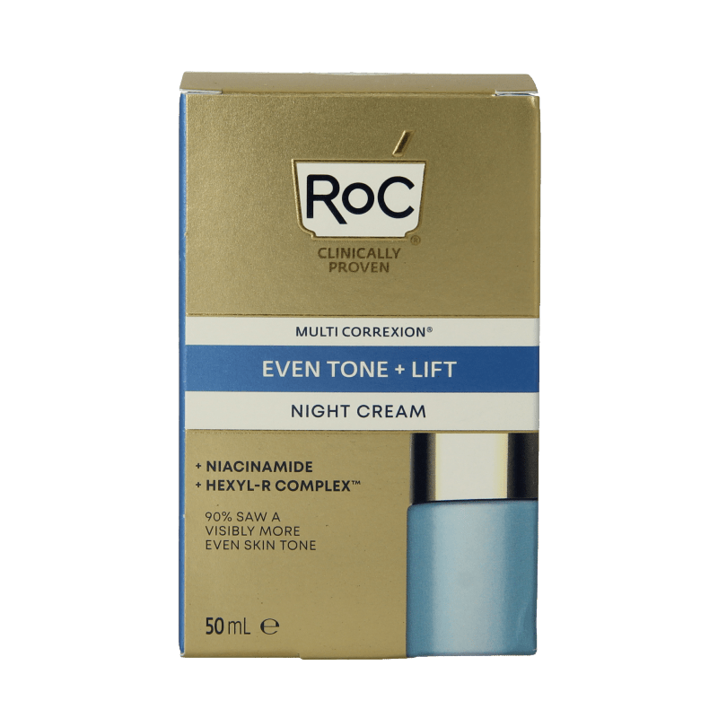 ROC Multi correxion even tone+lift night cream 50 Milliliter - DrogistWereld