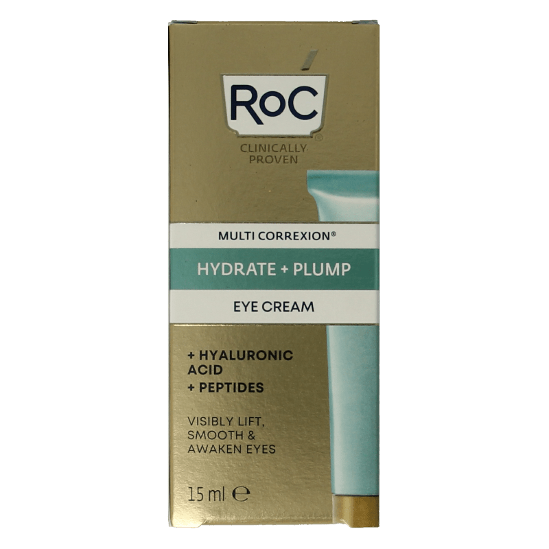 ROC Multi correxion hydrate+plump eye gel cream 15 Milliliter - DrogistWereld