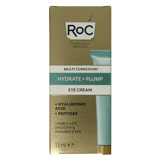 ROC Multi correxion hydrate+plump eye gel cream 15 Milliliter - DrogistWereld