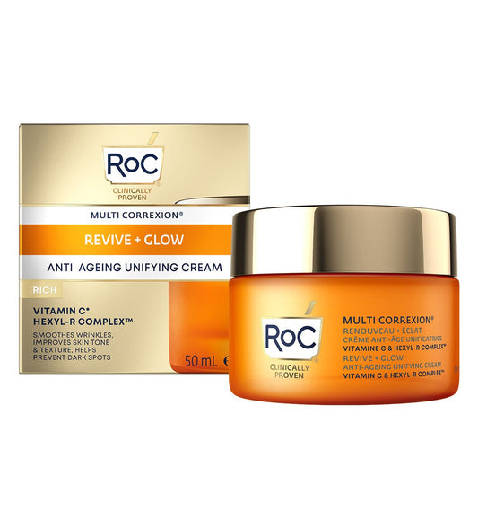 ROC Multi correxion revive & glow anti - age rich cream 50 Milliliter - DrogistWereld