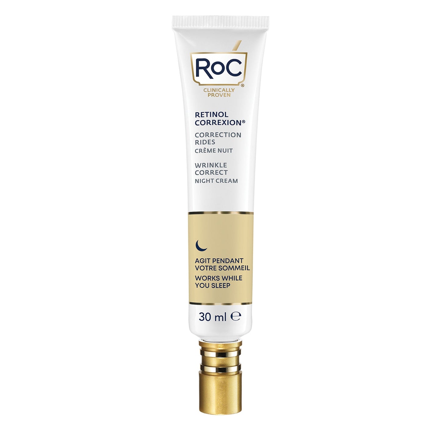 ROC Retinol correxion wrinkle correct night cream 30 Milliliter - DrogistWereld