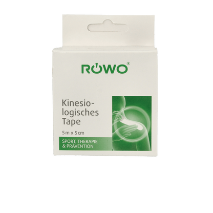 Rowo Kinesiotape zwart 5cmx5m 1 Stuks - DrogistWereld