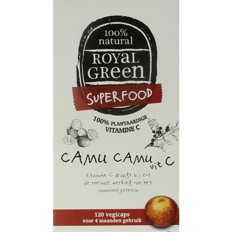 Royal Green Camu camu vitamine C 120 Vegetarische capsules - DrogistWereld