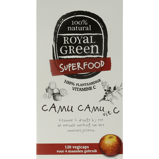 Royal Green Camu camu vitamine C 120 Vegetarische capsules - DrogistWereld