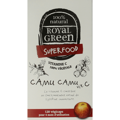 Royal Green Camu camu vitamine C 120 Vegetarische capsules - DrogistWereld