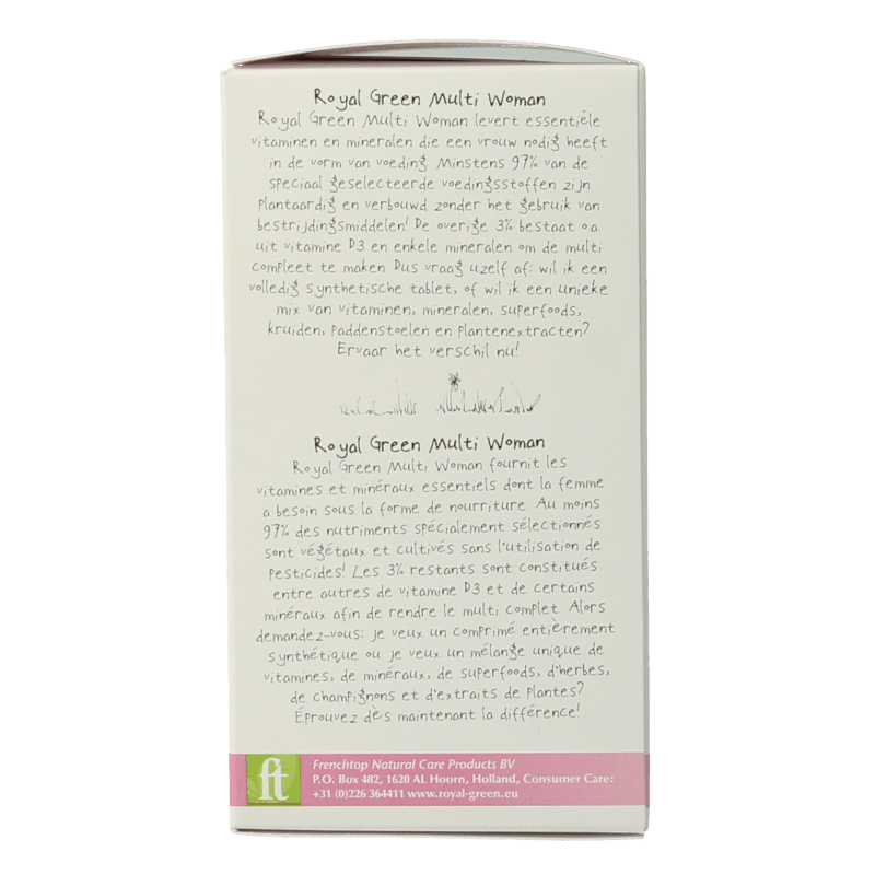 Royal Green Multi woman 60 Tabletten - DrogistWereld