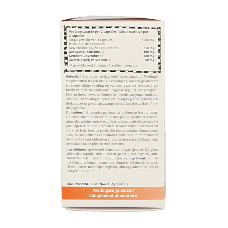 Royal Green Turmeric complex bio 60 Vegetarische capsules - DrogistWereld