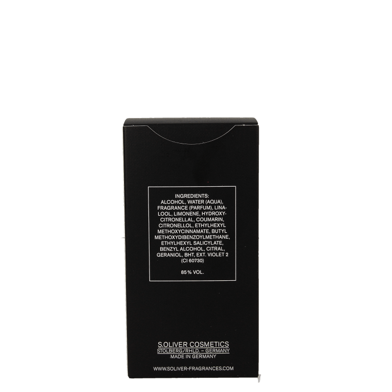 S Oliver For him black label eau de toilette 30 Milliliter - DrogistWereld