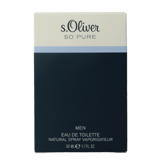 S Oliver So pure men eau de toilette 50 Milliliter - DrogistWereld