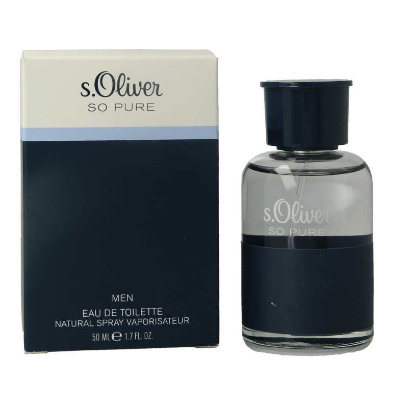 S Oliver So pure men eau de toilette 50 Milliliter - DrogistWereld