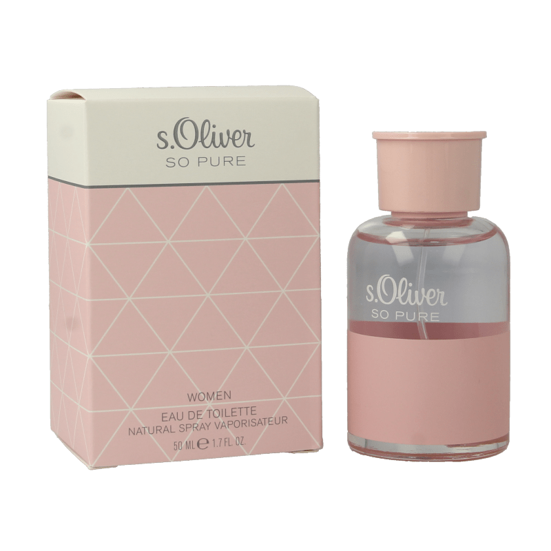 S Oliver So pure women eau de toilette 50 Milliliter - DrogistWereld