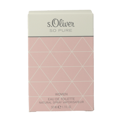 S Oliver So pure women eau de toilette 50 Milliliter - DrogistWereld