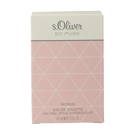 S Oliver So pure women eau de toilette 50 Milliliter - DrogistWereld