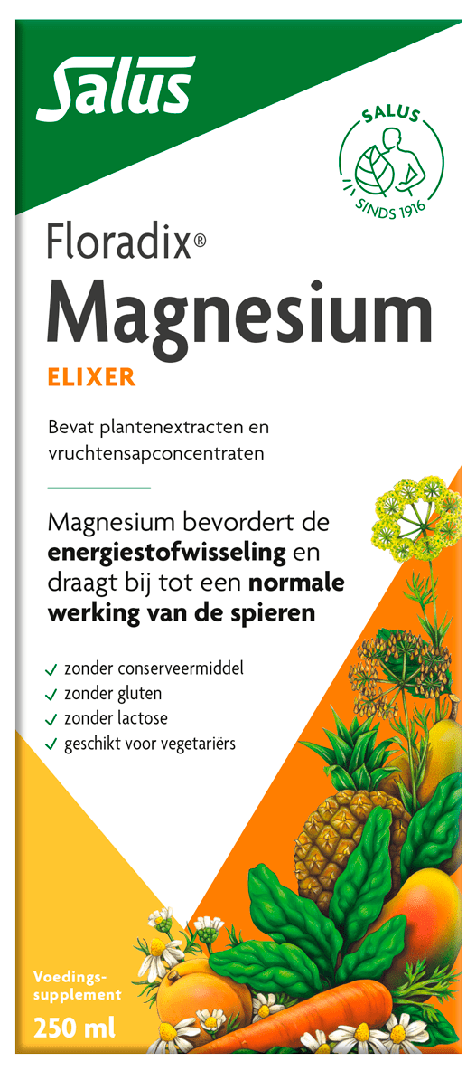 Salus Floradix magnesium 250 Milliliter - DrogistWereld