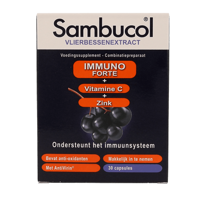 Sambucol Immuno forte 30 Capsules - DrogistWereld