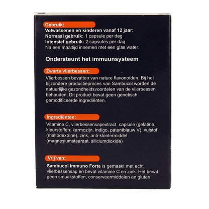 Sambucol Immuno forte 30 Capsules - DrogistWereld