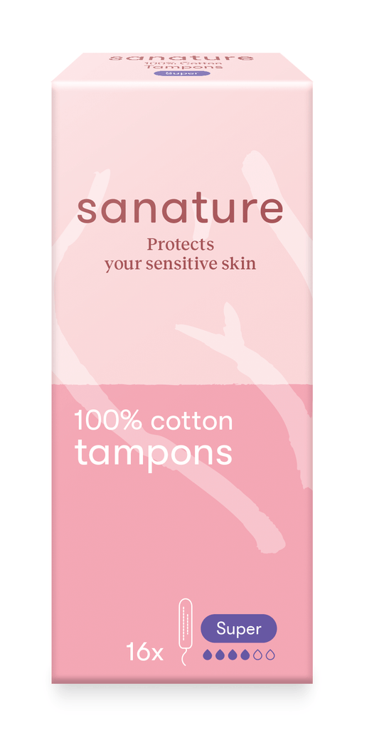 Sanature Tampons super 16 Stuks - DrogistWereld
