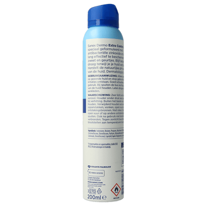 Sanex Deodorant spray dermo extra control 200 Milliliter - DrogistWereld