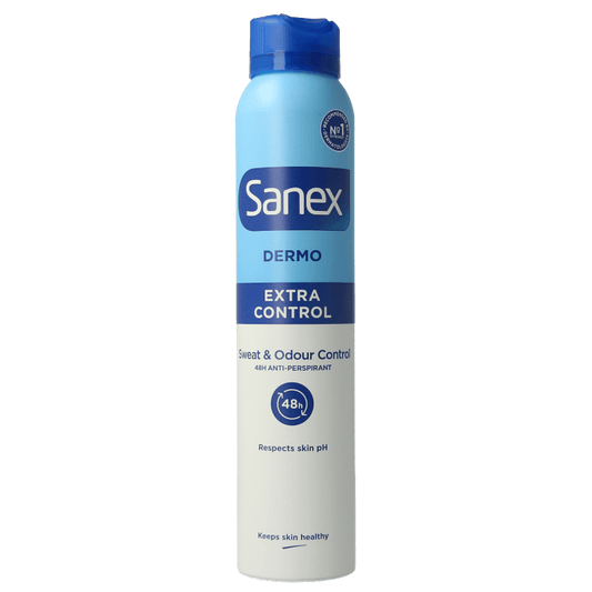 Sanex Deodorant spray dermo extra control 200 Milliliter - DrogistWereld