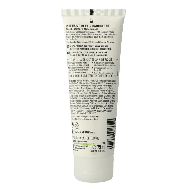 Sante Intensive repair hand cream 75 Milliliter - DrogistWereld