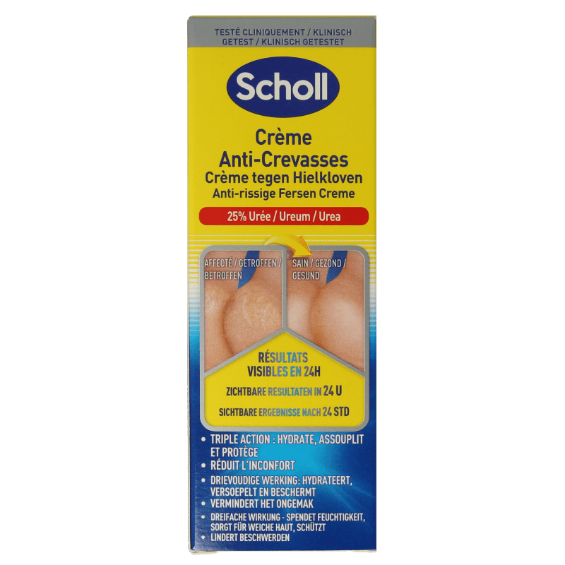 Scholl Hielkloven herstellende creme 60 Milliliter - DrogistWereld