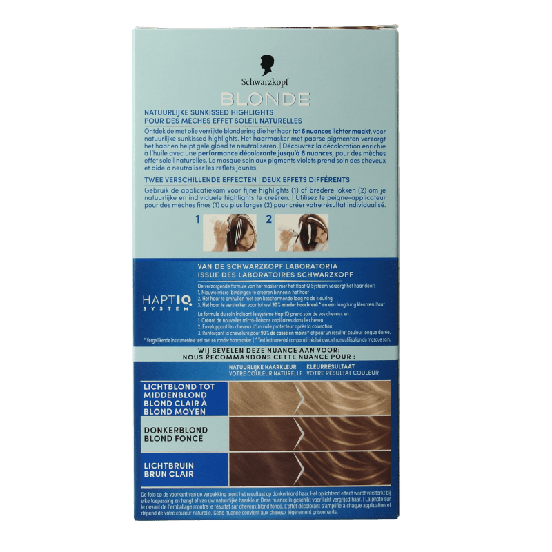 Schwarzkopf Blonde easy highligher super+ 1 Set - DrogistWereld