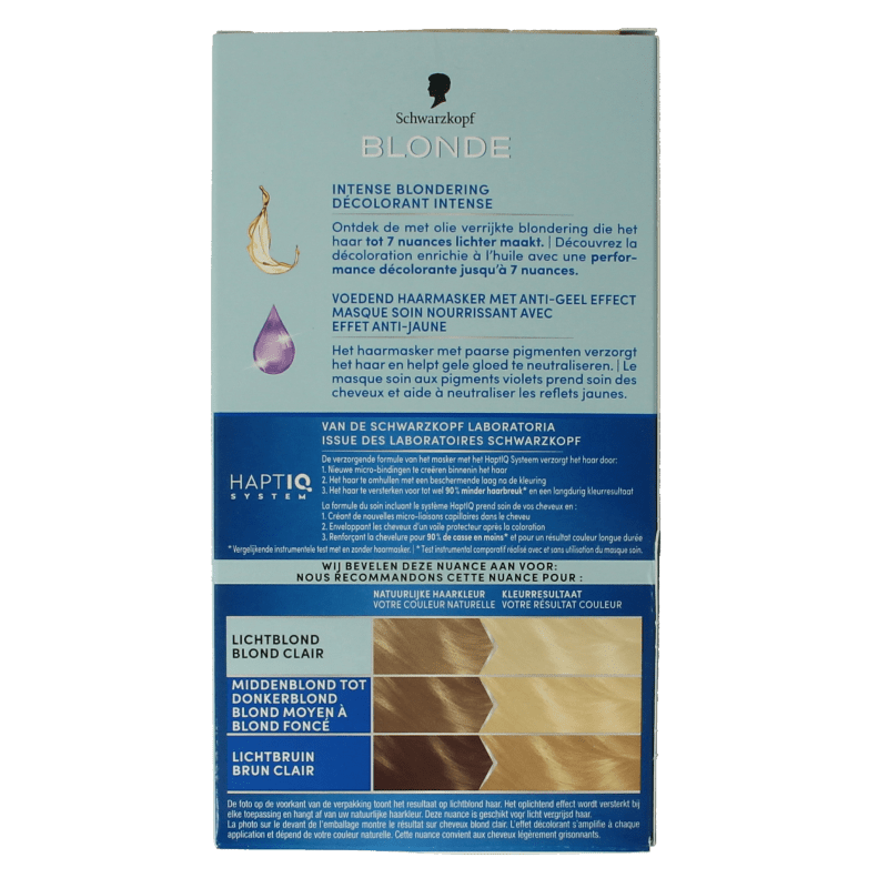 Schwarzkopf Blonde haarverf intensive blond super L1 1 Set - DrogistWereld