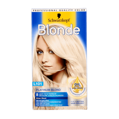 Schwarzkopf Blonde haarverf platinum blond L101 1 Set - DrogistWereld