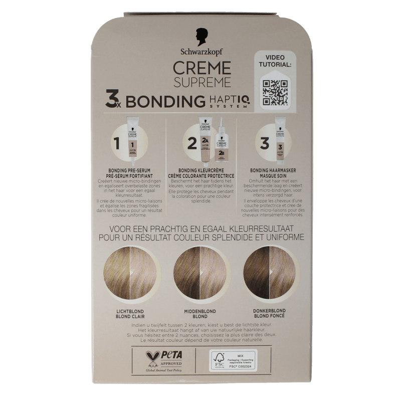 Schwarzkopf Creme supreme 10 - 19 licht blond 1 Stuks - DrogistWereld