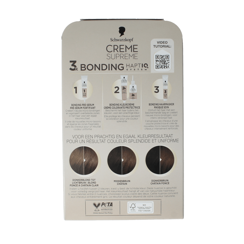 Schwarzkopf Creme supreme 6 - 0 licht bruin 1 Stuks - DrogistWereld