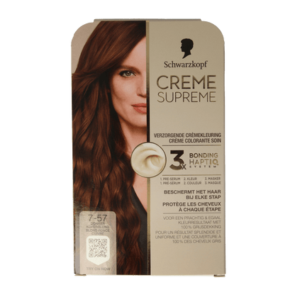 Schwarzkopf Creme supreme 7 - 57 donker blond 1 Stuks - DrogistWereld
