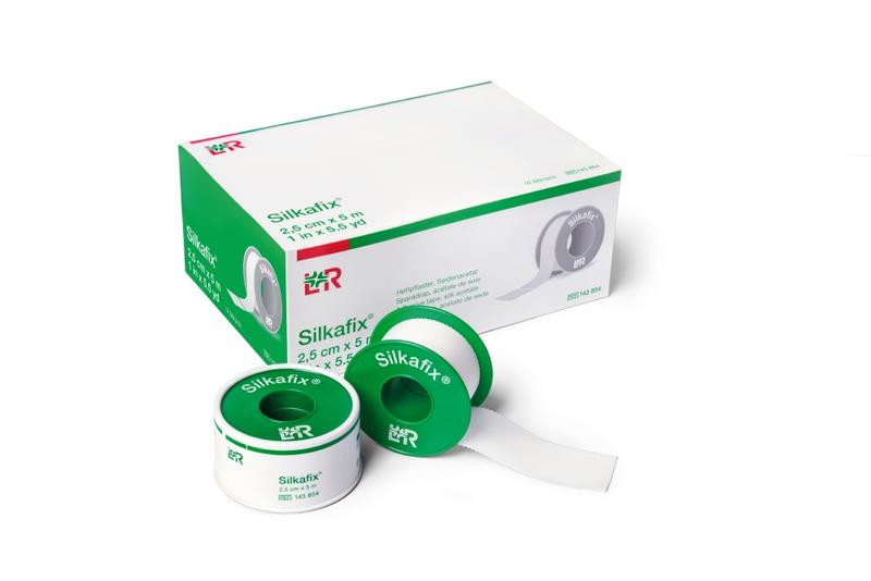 Silkafix Hechtpleister 5m x 1.25cm latexvrij 1 Stuks - DrogistWereld