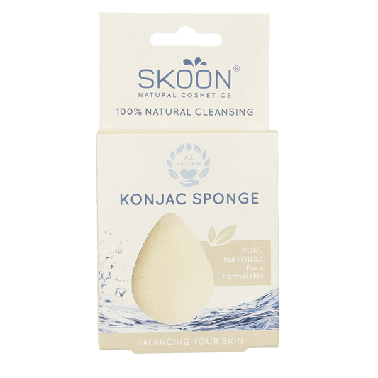 Skoon Konjac spons pure bio 1 Stuks - DrogistWereld