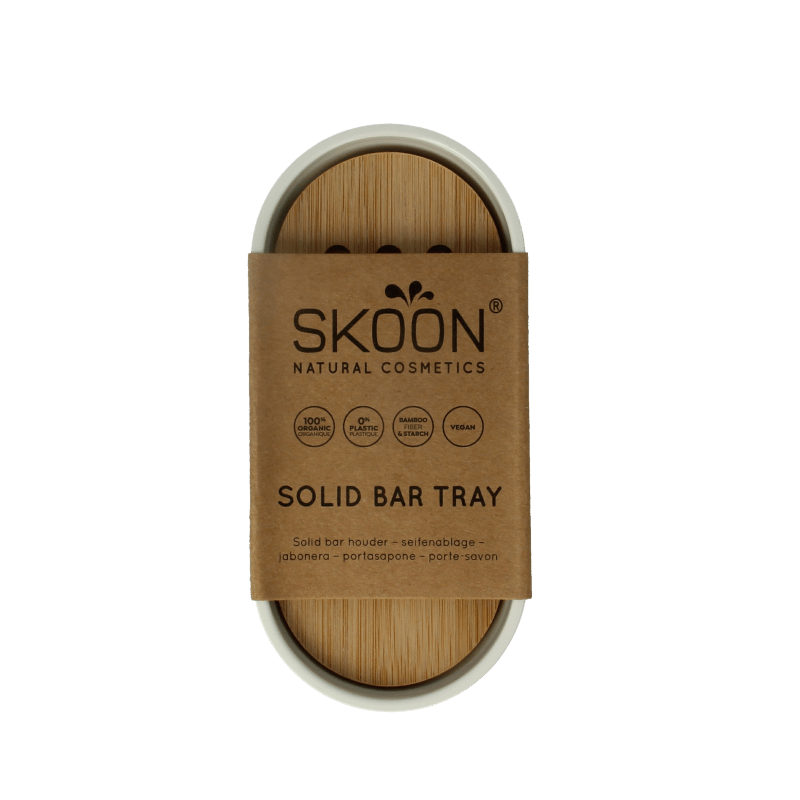 Skoon Solid bar houder wit L 1 Stuks - DrogistWereld