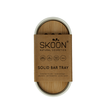 Skoon Solid bar houder wit L 1 Stuks - DrogistWereld