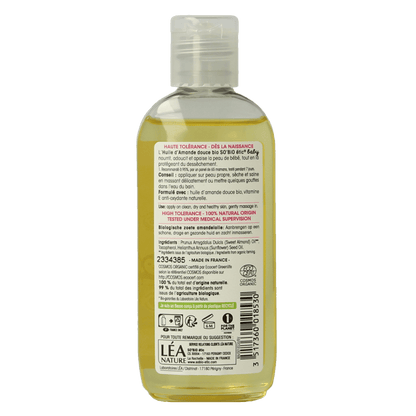 So Bio Etic Baby almond oil 100 Milliliter - DrogistWereld