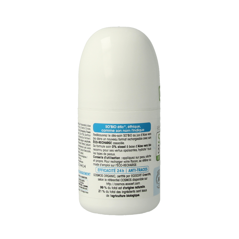 So Bio Etic Deoroller women aloe vera bio 50 Milliliter - DrogistWereld