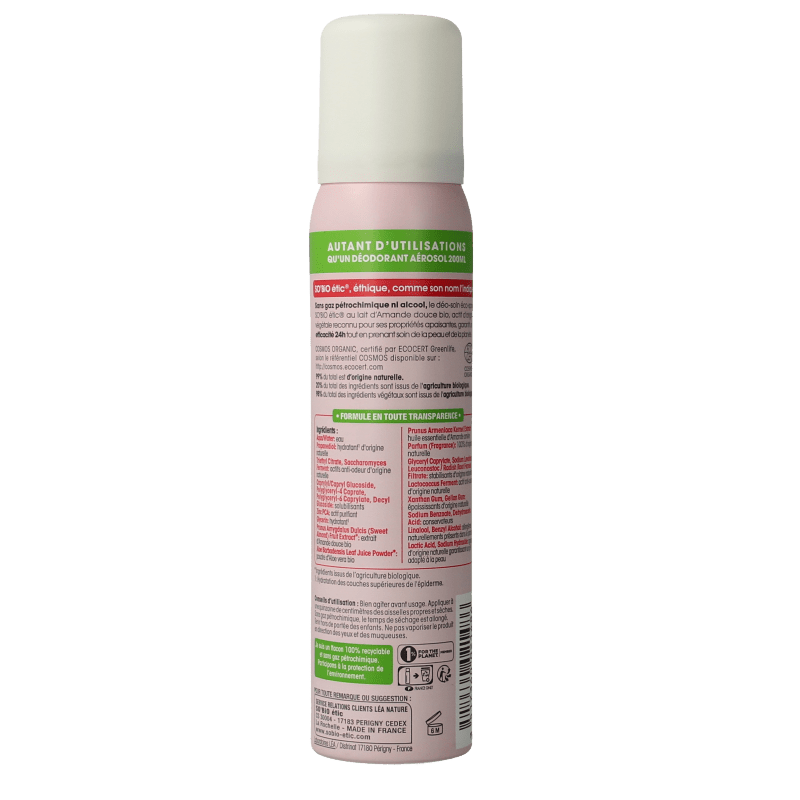 So Bio Etic Deospray women almond 100 Milliliter - DrogistWereld