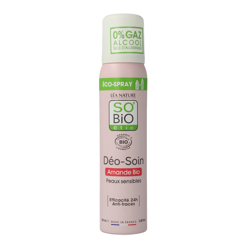 So Bio Etic Deospray women almond 100 Milliliter - DrogistWereld