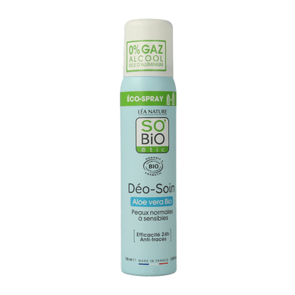 So Bio Etic Deospray women aloe vera 100 Milliliter - DrogistWereld