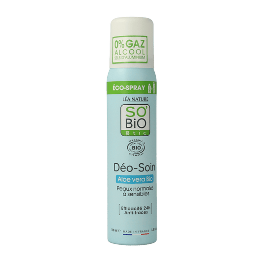So Bio Etic Deospray women aloe vera 100 Milliliter - DrogistWereld