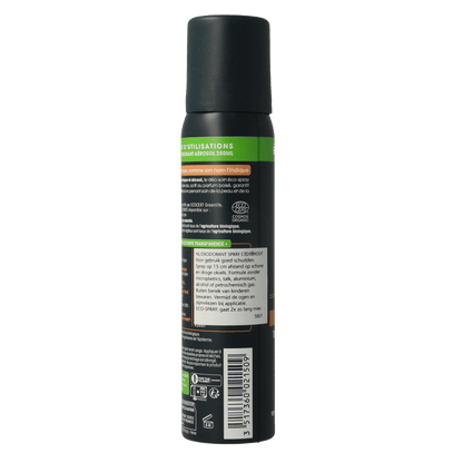 So Bio Etic For men deospray ceder 100 Milliliter - DrogistWereld