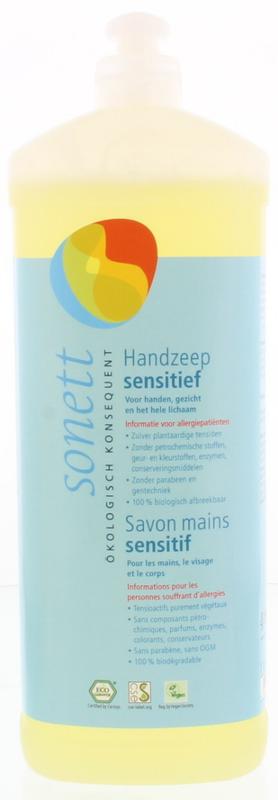 Sonett Handzeep sensitive 1 Liter - DrogistWereld
