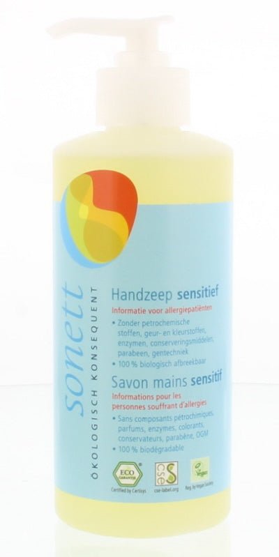 Sonett Handzeep sensitive 300 Milliliter - DrogistWereld