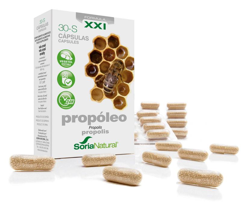 Soria Natural 30 - S Propolis XXI 30 Capsules - DrogistWereld