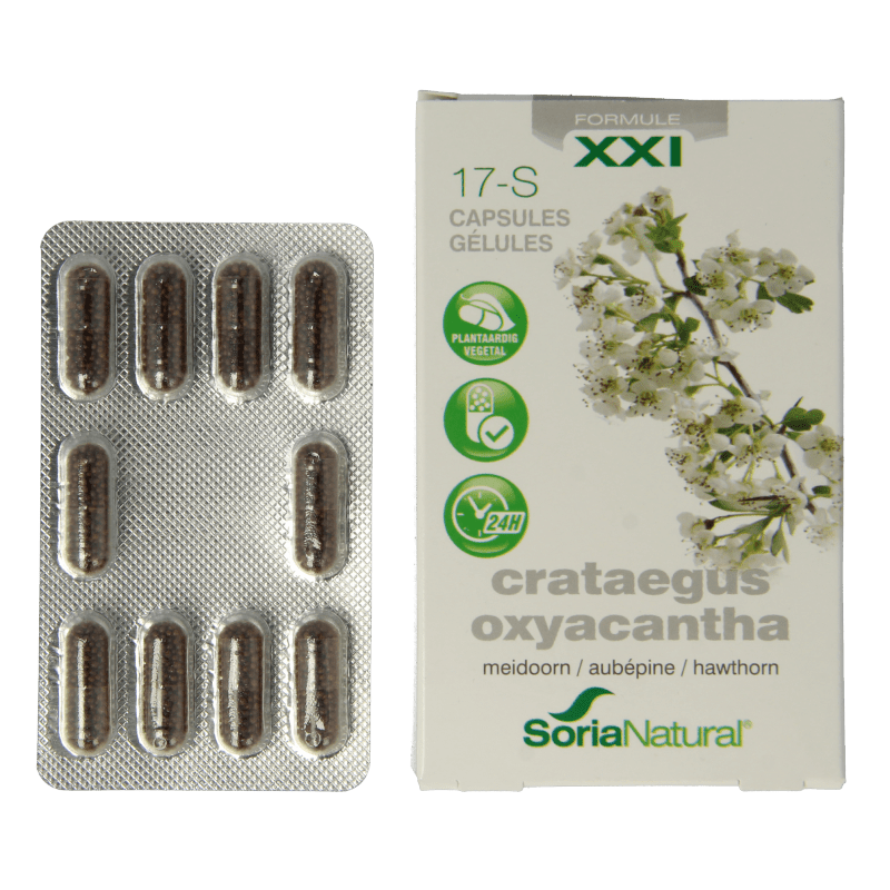 Soria Natural Crateagus oxyacantha 17 - S 30 Capsules - DrogistWereld