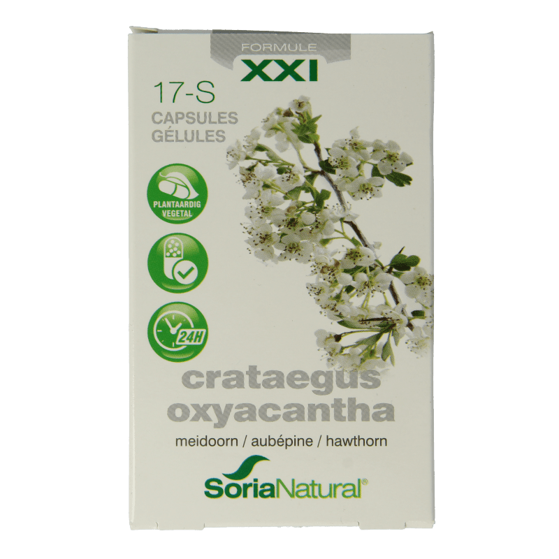 Soria Natural Crateagus oxyacantha 17 - S 30 Capsules - DrogistWereld