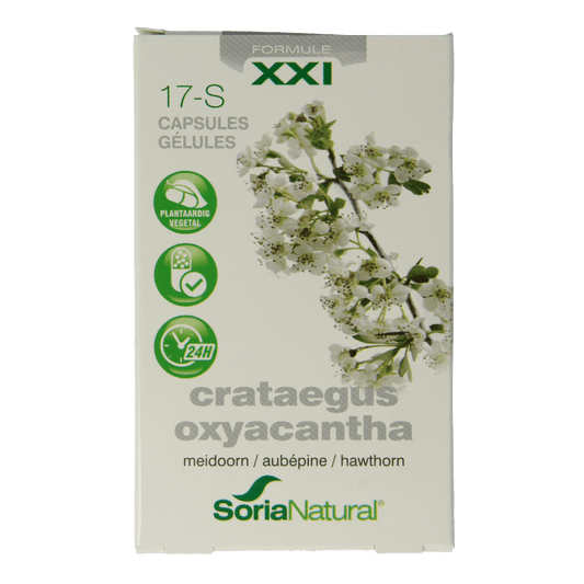 Soria Natural Crateagus oxyacantha 17 - S 30 Capsules - DrogistWereld
